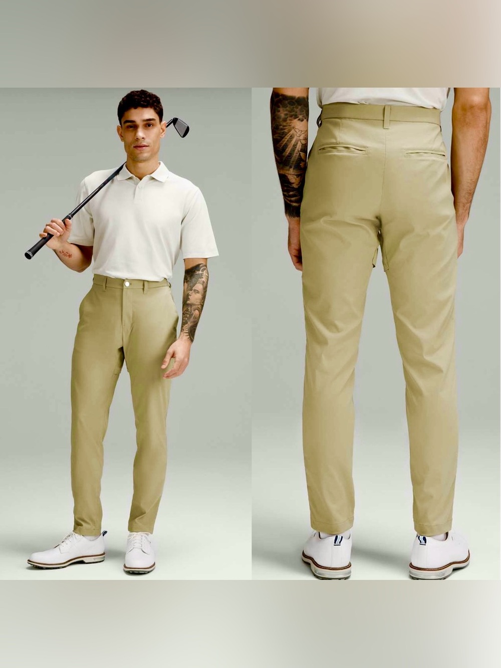 Lululemon ABC Slim-Fit Golf Trouser 31x28 Compass Khaki